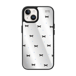 MAGSAFE MIRROR CASE - BLACK RIBBON/BLUE (MIRROR MAGSAFE CASE)