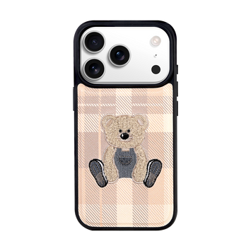 MAGSAFE EMBROIDERY CASE - BEAR/IVORY (EMBROIDERY CASE)