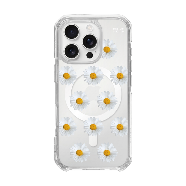 GRAPHICS - MINI PATTERN/DAISY (CLEAR MAGSAFE CASE)