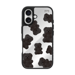 GRAPHICS - TEDDY BEAR/BLACK (MIRROR MAGSAFE CASE)