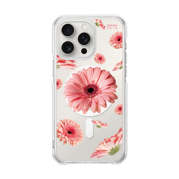 GRAPHICS - GERBERA/PINK (CLEAR MAGSAFE CASE)