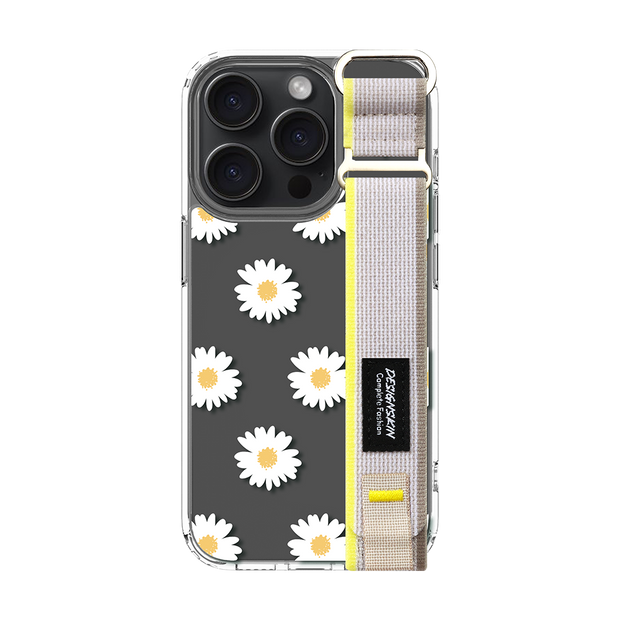 SPORTY STRAP - DAISY/WHITE (SPORTY STRAP CASE)