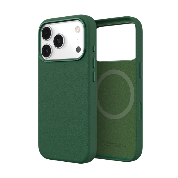 MAGSAFE FULL COVER - ARTIFICIAL LEATHER/GREEN (MAGSAFE FULL COVER CASE)