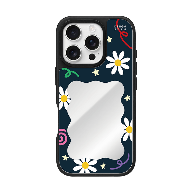MIRROR MAGSAFE CASE(FRAME) - MIDNIGHT DAISY (MIRROR MAGSAFE CASE)