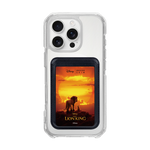 [DISNEY] THE LION KING - POSTER MUFASA AND SIMBA/BLACK (MAGSAFE LEATHER POCKET)