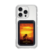 [DISNEY] THE LION KING - POSTER MUFASA AND SIMBA/BLACK (MAGSAFE LEATHER POCKET)