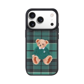 MAGSAFE EMBROIDERY CASE - BEAR/GREEN (EMBROIDERY CASE)