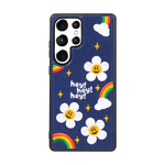 FULL EMBROIDERY CASE - DAISY/NAVY (FULL EMBROIDERY CASE)