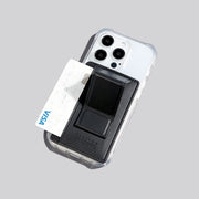 GRIP STAND CASE - ARTIFICIAL LEATHER/BLACK