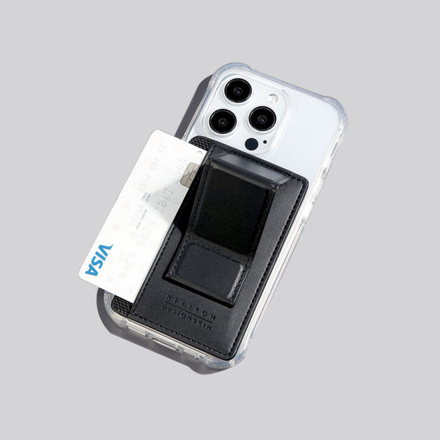 GRIP STAND CASE - ARTIFICIAL LEATHER/BLACK