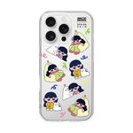 MUNG GIRL - PATTERN MUNG GIRL AND BLANKY CLEAR CASE (CLEAR CASE)