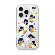 MUNG GIRL - PATTERN MUNG GIRL AND BLANKY CLEAR CASE (CLEAR CASE)