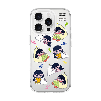 MUNG GIRL - PATTERN MUNG GIRL AND BLANKY CLEAR CASE (CLEAR CASE)