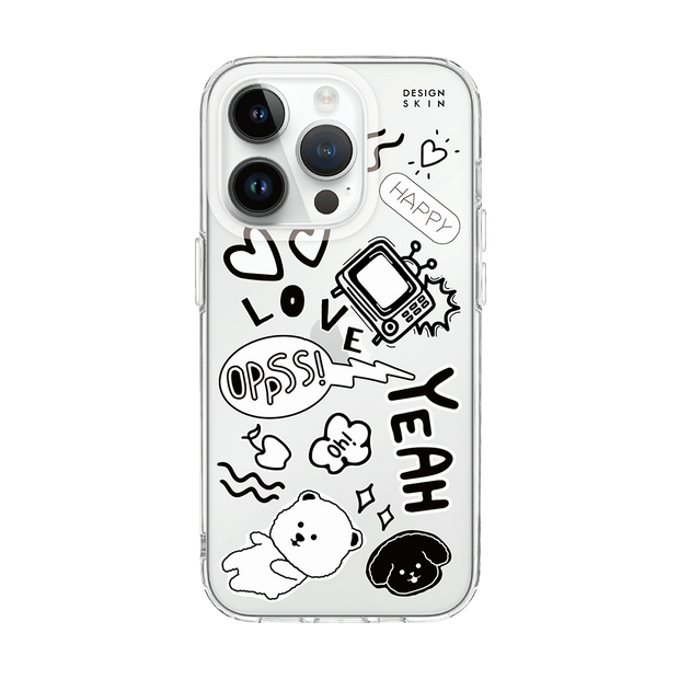GRAPHICS - DOODLE BEAR (CLEAR CASE)