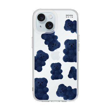 GRAPHICS - TEDDY BEAR/NAVY (CLEAR CASE)