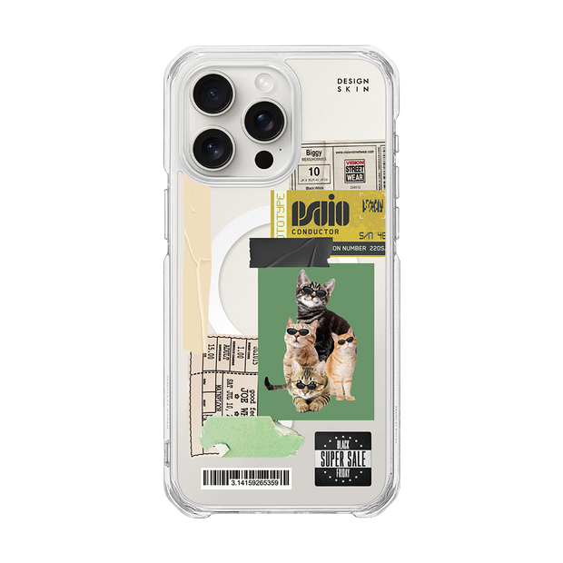 GRAPHICS - HIPCAT FAMILY (CLEAR MAGSAFE CASE)