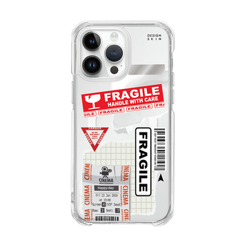 GRAPHICS - HANDLE WITH CARE (CLEAR MAGSAFE CASE)