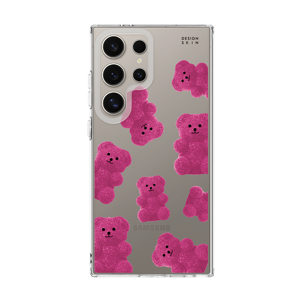 GRAPHICS - TEDDY BEAR/PINK (CLEAR CASE)