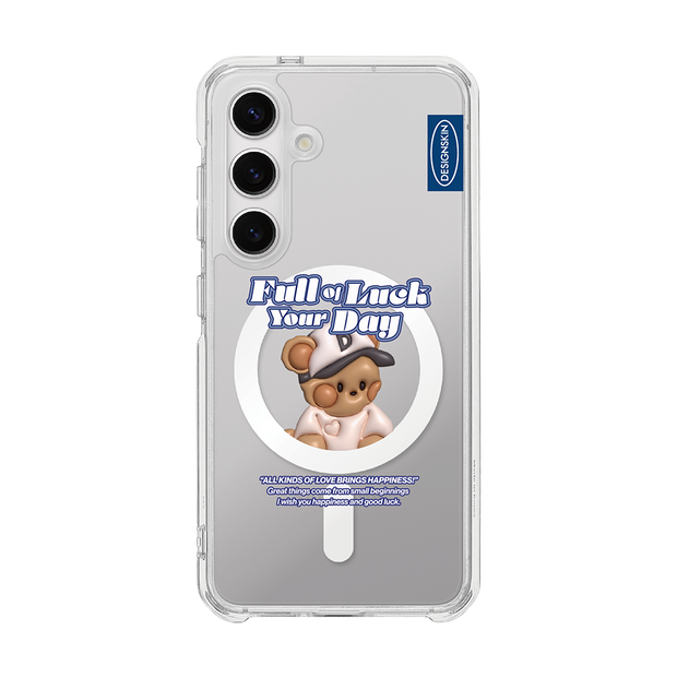 RETRO - LUCKY/TEDDY (CLEAR MAGSAFE CASE)