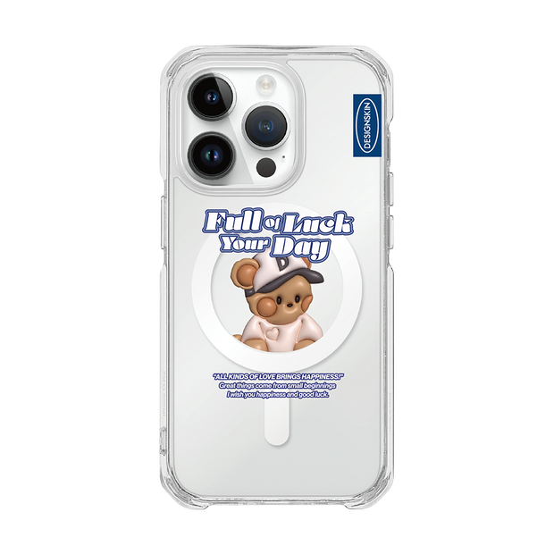 RETRO - LUCKY/TEDDY (CLEAR MAGSAFE CASE)