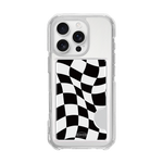 GRAPHICS - WAVE CHECKERBOARD/BLACK