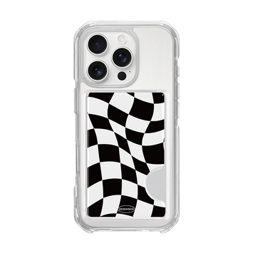 GRAPHICS - WAVE CHECKERBOARD/BLACK