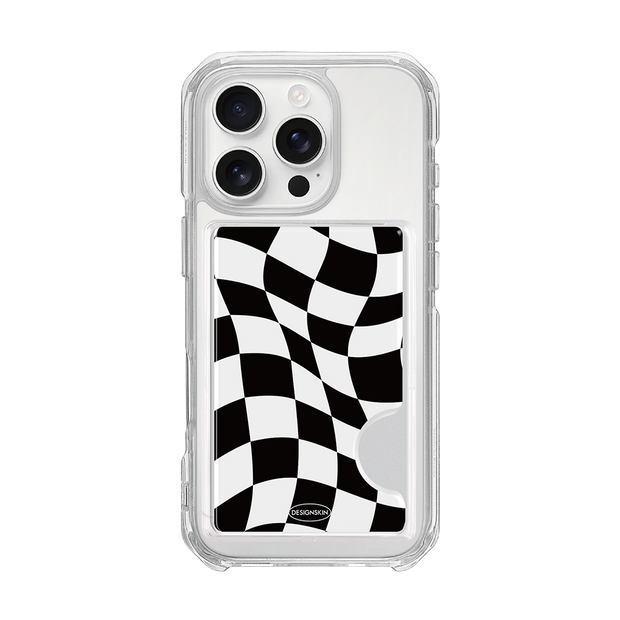 GRAPHICS - WAVE CHECKERBOARD/BLACK