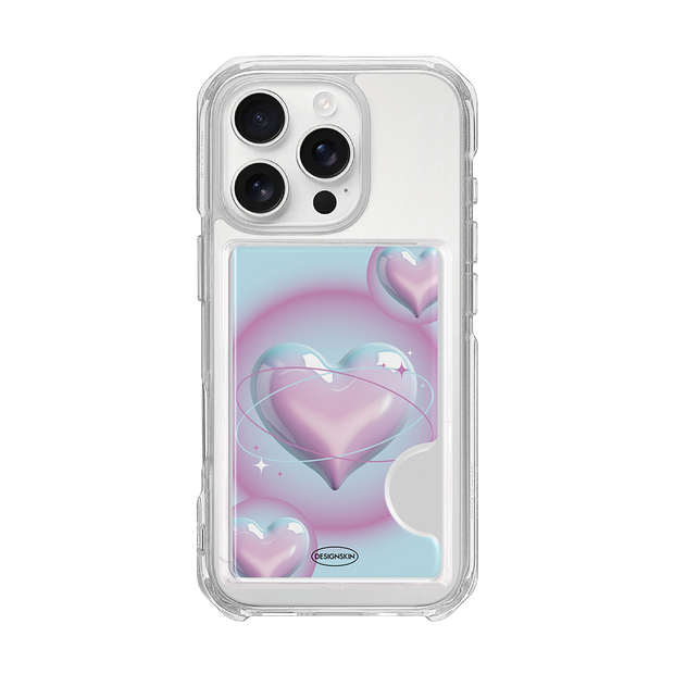 GRAPHICS - 3D HEART/PINK BLUE