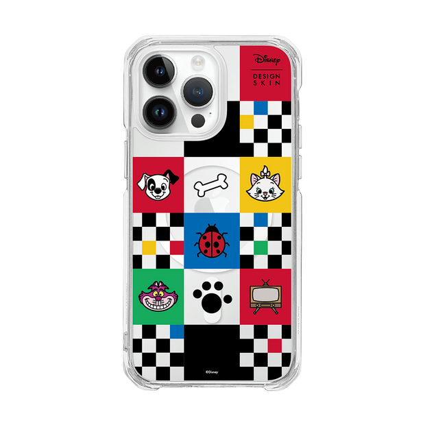 [DISNEY] CATS & DOGS - MIX MONOGRAM (CLEAR MAGSAFE CASE)