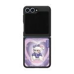RETRO - PURPLE HEART/BUNNY (EPOXY CASE)