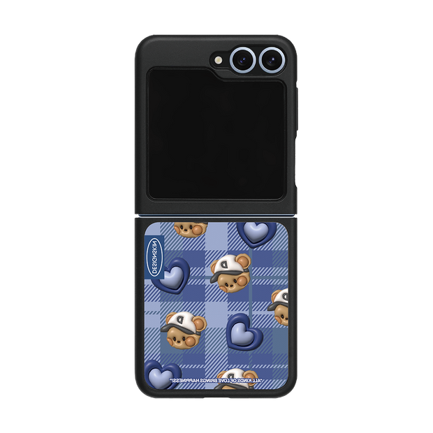 RETRO - HEART PATTERN/TEDDY (EPOXY CASE)