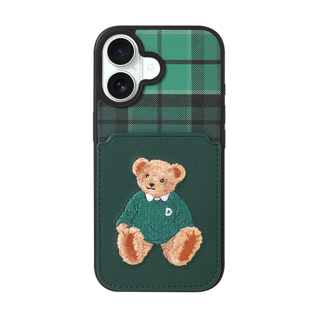 CLASSIC - BEAR/GREEN (EMBROIDERY CASE)