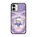 RETRO - PURPLE HEART/BUNNY/PURPLE (EPOXY CASE)