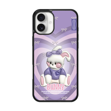 RETRO - PURPLE HEART/BUNNY/PURPLE (EPOXY CASE)
