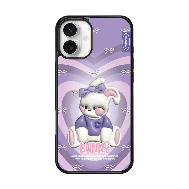 RETRO - PURPLE HEART/BUNNY/PURPLE (EPOXY CASE)