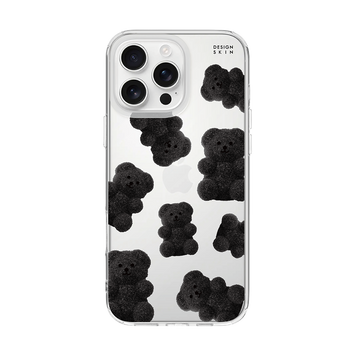 GRAPHICS - TEDDY BEAR/BLACK (CLEAR CASE)