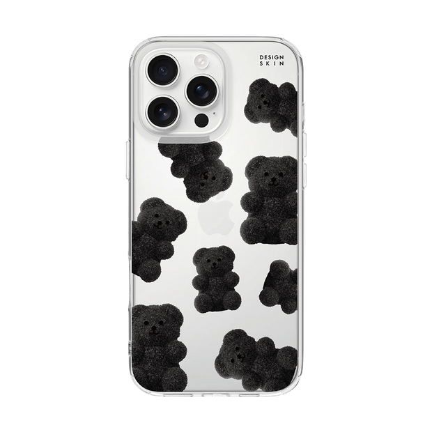 GRAPHICS - TEDDY BEAR/BLACK (CLEAR CASE)