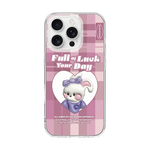RETRO - PINK CHECK/BUNNY/PINK (CLEAR CASE)
