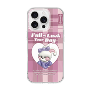 RETRO - PINK CHECK/BUNNY/PINK (CLEAR CASE)