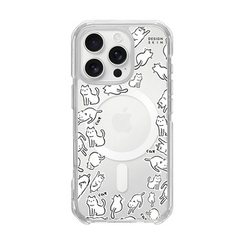 GRAPHICS - BUZZLE CAT (CLEAR MAGSAFE CASE)