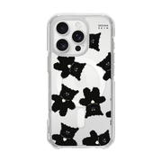 GRAPHICS - FUR BEAR/BLACK (CLEAR MAGSAFE CASE)