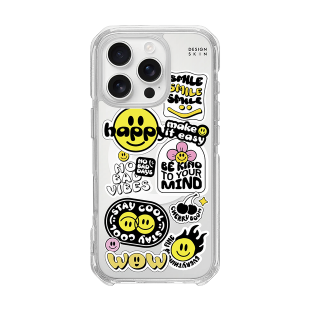 GRAPHICS - SMILE STICKER (CLEAR MAGSAFE CASE)