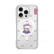 RETRO - MINI RIBBON/BUNNY (CLEAR MAGSAFE CASE)