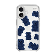 GRAPHICS - TEDDY BEAR/NAVY (CLEAR MAGSAFE CASE)