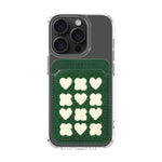 MAGSAFE BUCKLE POCKET (24) - HEART/FOUR LEAF CLOVER