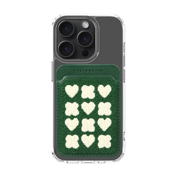 MAGSAFE BUCKLE POCKET (24) - HEART/FOUR LEAF CLOVER