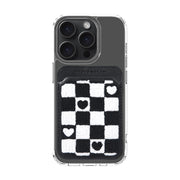 MAGSAFE BOOKLE POCKET (24) - CHECKERBOARD/HEART