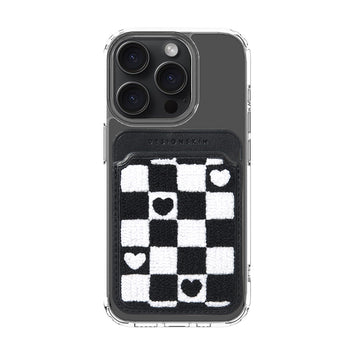 MAGSAFE BOOKLE POCKET (24) - CHECKERBOARD/HEART