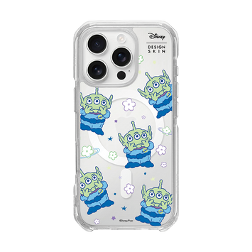 [DISNEY] PUFFY HAPPINESS - PATTERN ALIEN (CLEAR MAGSAFE CASE)