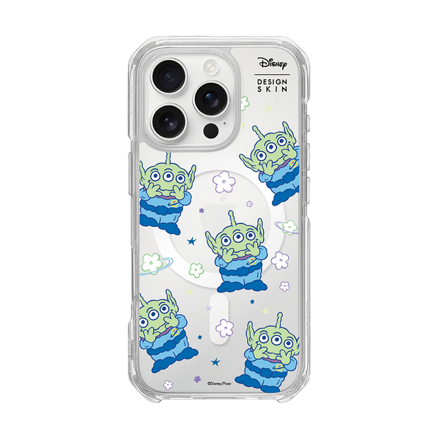 [DISNEY] PUFFY HAPPINESS - PATTERN ALIEN (CLEAR MAGSAFE CASE)